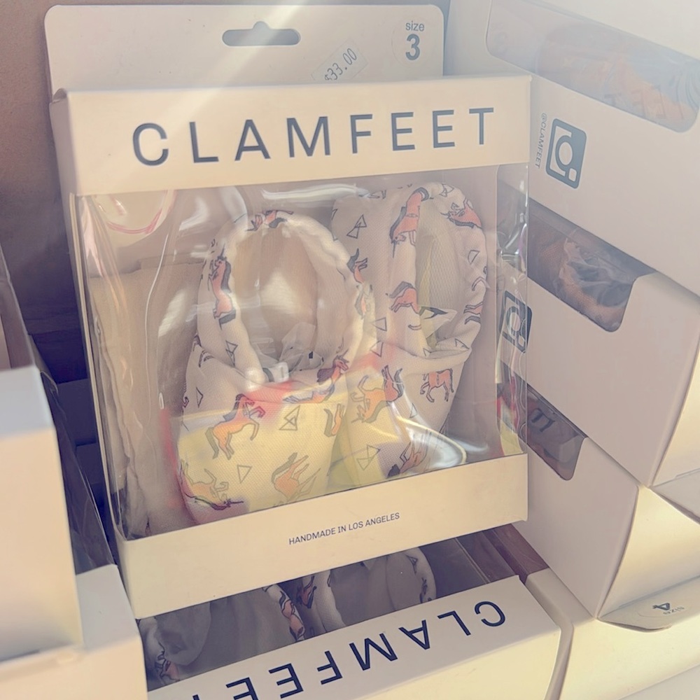 Clamfeet baby shoes new in box